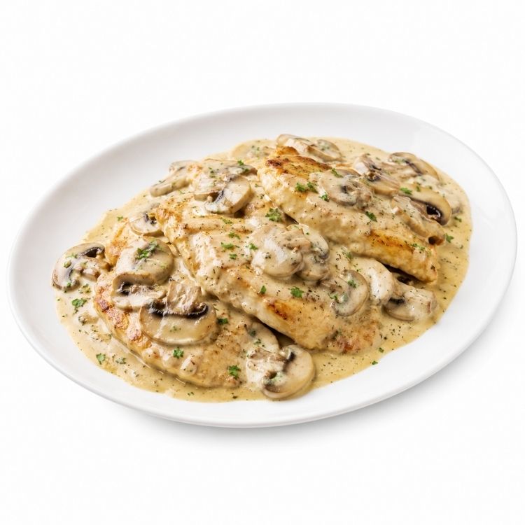 Kremalı Mantarlı Tavuk